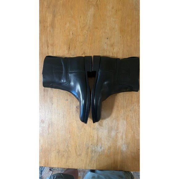 Rag & Bone Holly Boots Womens US 6 EU 36.5 Black Leather Ankle Made In Italy - Picture 6 of 11